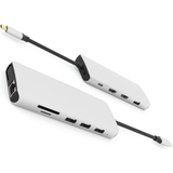 ESTUFF Kabeladaptere Kabler eSTUFF USB C-USB A/RJ45/VGA/HDMI/USB A/3.5mm Adapter