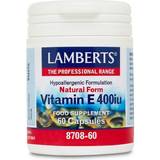 Lamberts Vitaminer & Kosttilskud Lamberts Natural Vitamin E 400iu 60 stk