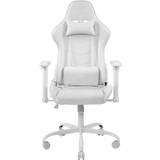 Hvid - Justerbar siddehøjde Gamer stole Deltaco GAM-096 Gaming Chair - White
