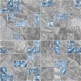 Blå Mosaik vidaXL 327310 30x30cm