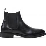 Jack & Jones Inspired Leather Boots - Blue/Anthracite