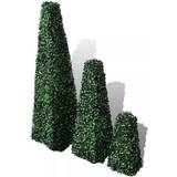 Grøn Julepynt vidaXL Boxwood Pyramid Topiary Julepynt 100cm 3stk