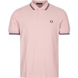 Fred Perry Pink Overdele Fred Perry Twin Tipped Polo Shirt - Pink