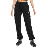 32 - Normal talje Bukser Nike Sportswear Essentials Mid-Rise Cargo Trousers Women - Black/White