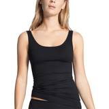 48 - 8 - Dame T-shirts & Toppe Calida Natural Comfort Rounded Neck Tank Top - Black
