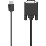 DVI - Skærmet Kabler Hama DisplayPort - DVI Adapter M-F 1.5m