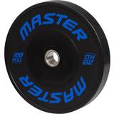 Blå Vægtskiver Master Fitness HG Bumpers 50mm 20kg