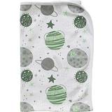 Summervilleorganic Hvid Babyudstyr Summervilleorganic Babyblanket Moon Green