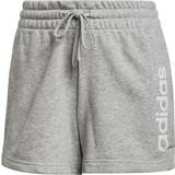 6 - Slids Bukser & Shorts adidas Women's Essentials Slim Logo Shorts - Medium Grey Heather/White