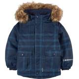 Piger - Ternede Overtøj Minymo Winter Coat Jacket - Bluesteel (160534-7002)