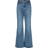 Dame - Elastan/Lycra/Spandex - L34 - W23 Jeans Levi's 70's High Flare Jeans - Sonoma Walks/Blue