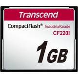 1 GB - USB 2.0 Hukommelseskort & USB Stik Transcend Industrial Compact Flash 220x 1GB