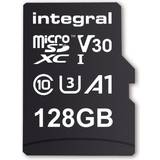 Integral Compact Flash Hukommelseskort & USB Stik Integral microSDXC Class 10 UHS-I U3 V30 100MB/s 128GB