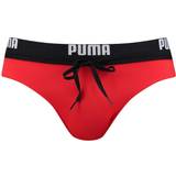 M - Nylon Badebukser Puma Swim Logo Swimming Brief - Red