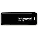 Integral 64 GB Hukommelseskort & USB Stik Integral USB 3.0 Black 64GB