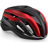 Kulfiber Cykelhjelme Met Trenta 3K Carbon - Black/Red