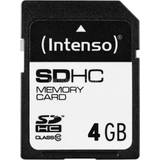 SDHC - V90 Hukommelseskort & USB Stik Intenso SDHC Class 10 20/12MB/s 4GB