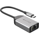 Usb ethernet adapter kabler Hyper USB C-RJ45 M-F Adapter