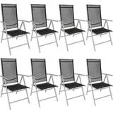 Tectake Havestole tectake Folding Chair in Aluminum 8-pack Havestole