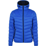 Herre - Quiltede jakker Napapijri Aerons Hooded Short Jacket - Bright Blue