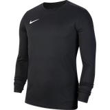 Nike Herre - M - Udendørsjakker T-shirts Nike Park VII Long Sleeve Jersey Men - Black/White