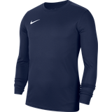 Herre - Polyester T-shirts & Toppe Nike Park VII Long Sleeve Jersey Men - Midnight Navy/White