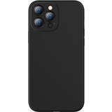 Baseus Blå Covers med kortholder Baseus Liquid Silica Gel Case for iPhone 13 Pro