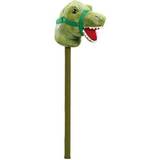 Kæphest med lyd Happy Pet Stick Horse Dinosaur