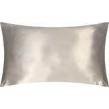 Sølv Sengetøj Slip Pure Silk Hovedpudebetræk Sølv (76x51cm)