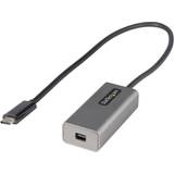DisplayPort mini - Sort Kabler StarTech STARTECH USB-C to Mini DP Adapter 4K 0.3m