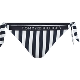 Stribede Bikinitrusser Tommy Hilfiger Cheeky Side Tie Bikini Bottoms - Blue/White