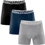 Muchachomalo Undertøj Muchachomalo Cotton Stretch Basic Boxer 3-pack - Grey/Black