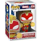 Superhelt Legetøj Funko Pop! Gingerbread Captain Marvel