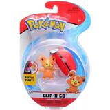 Pokémon Legetøj Pokémon Clip N Go character Set Teddiursa and Poke Ball