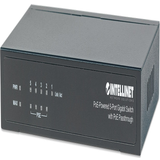 Intellinet Gigabit Ethernet Switche Intellinet PoE-Powered 5-Port Gigabit Switch with PoE Passthrough (561082)