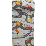 Biler - Polyester Børneværelse Scalextric Cool Kids Reversible Bedspread 180x260cm