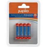 Jupio NiMH Batterier & Opladere Jupio Rechargeable AAA Maximum Power Compatible 4-pack