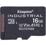MicroSDHC Hukommelseskort Kingston Industrial microSDHC Class 10 UHS-I U3 V30 A1 16GB