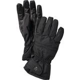 26 - Dame - Skiløb - Skind Handsker Hestra Primaloft Leather 5 Finger Gloves - Black