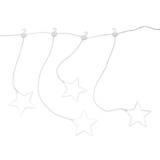 Konstsmide Hvid Lyskæder & LED bånd Konstsmide Curtain Acrylic Stars Lyskæde 8 Pærer