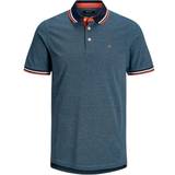 Jack & Jones Herre - S Polotrøjer Jack & Jones Classic Pike Polo Shirt - Blue/Denim Blue
