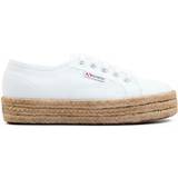 Hvid - Snørebånd Lave sko Superga 2730 Cotropew - White