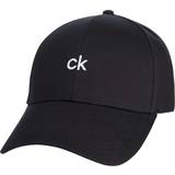 Calvin Klein 48 - Dame Hovedbeklædning Calvin Klein Central Logo Cap - Black
