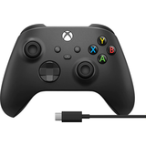 PC - Trådløs Gamepads Microsoft Xbox Series X Wireless Controller + USB-C Cable - Black