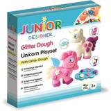 Dyr Modellervoks Junior Designer Glitter Dough Unicorn Playset