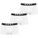 DKNY Hvid Tøj DKNY Cotton Modal Boxer Trunks 3-pack - White