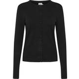 Saint Tropez Dunfrakker & Vatterende frakker Tøj Saint Tropez Mila Knitted Cardigan - Black