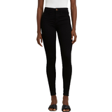 6 - Dame - W32 Jeans River Island Molly Mid Rise Skinny Jeans - Black