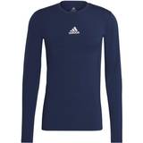 Adidas T-shirts & Toppe adidas Techfit Compression Long Sleeve T-shirt Men - Blue