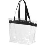 Transparent Tasker Bullet Hampton Tote - Transparent Clear/Solid Black